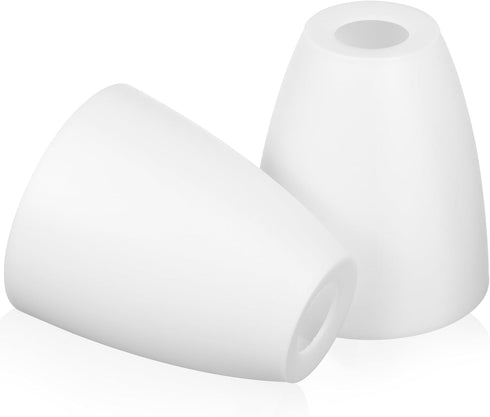 Uonlytech Plastic Lamp Shade Set of 2 Small Replacement Lampshades for Desk