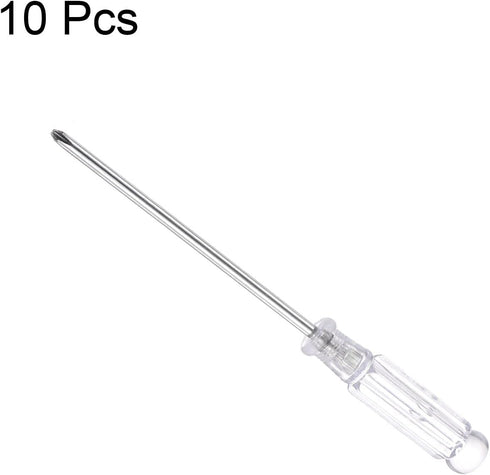 uxcell Mini Phillips Screwdriver, 3.0mm Cross Head, 115mm Length, 10 Pcs for Small Appliances Repair