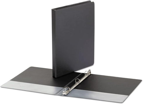 Universal Economy Non-View Round Ring Binder, 3 Rings, 0.5" Capacity, 11 X 8.5, Black by Universal