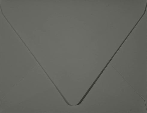 LUXPaper A2 Contour Flap Invitation Envelopes | Smoke Gray | 4 3/8" x 5 3/4" | 80lb. Text | 50 Qty