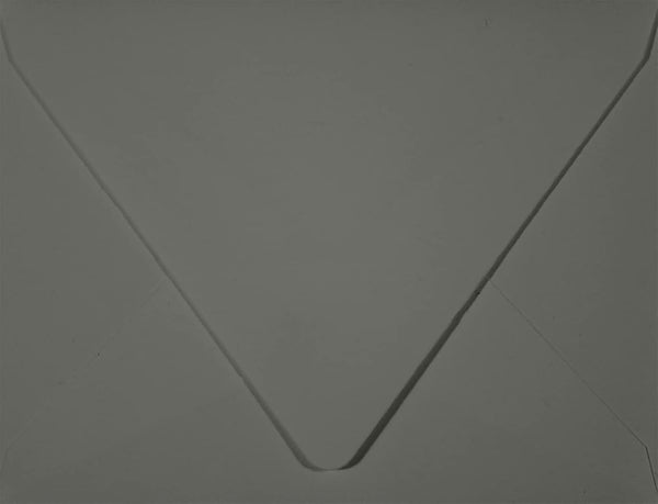 LUXPaper A2 Contour Flap Invitation Envelopes | Smoke Gray | 4 3/8" x 5 3/4" | 80lb. Text | 50 Qty