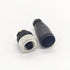 2Pcs M12 5 Pin Female Circular Connector, IP67 Waterproof A Code Industrial Connector for PG7 Cable 125V 4A AC/DC