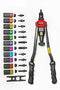 RZX 16" RIVET NUT TOOL Hand Blind Riveter, RIVNUT Riveting Tools with Nut Setting System M3 M4 M5 M6 M8 M10 M12, 10-24,
