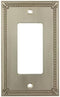 Cosmas 44000-SN Satin Nickel Single GFI/Decora Rocker Wall Switch Plate Switchplate Cover by Cosmas