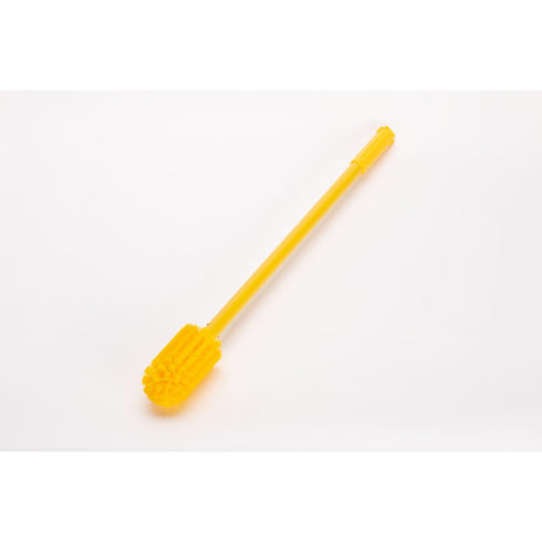 SPARTA 30 Inches Industrial Tank Brush, Yellow Pipe Brush with Handle for Commercial Kitchens, Polyester