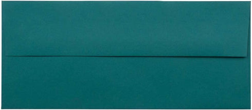 JAM PAPER #10 Business Premium Envelopes - 4 1/8 x 9 1/2 - Teal - 50/Pack