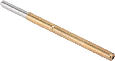 Spring Contact Probe, 100PCS Round Pogo Pins, Mini Size Stainless Steel Wire with Brass Plunger for Soldering