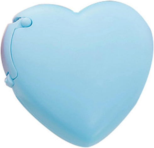 Blue Tape Dispenser with Heart Shape Organizer, Invisible Tape Cutter for School Office