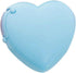 Blue Tape Dispenser with Heart Shape Organizer, Invisible Tape Cutter for School Office