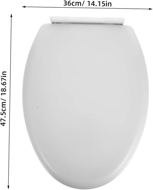 Thickened Toilet Seat Cover and Comfortable Ergonomic Design Easy Installation and Cleaning Fit Toilet Lid for Home