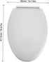 Thickened Toilet Seat Cover and Comfortable Ergonomic Design Easy Installation and Cleaning Fit Toilet Lid for Home