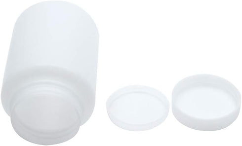 Sscon 3Pcs 500ml Plastic Wide Mouth Laboratory Reagent Bottles, Sample Sealing Bottles in White
