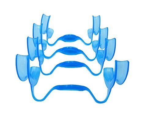 East Dental Blue Teeth Whitening LED M-Shape Intraoral Cheek Lip Retractor Expanders Mouth Opener