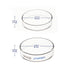 10pk Glass Petri Dishes, 60x15 mm Autoclavable Borosilicate Glass Cell Culture Dishes Petri Dishes with Clear Lid for Laboratory