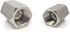 2pcs Pipe Fittings,Stainless Steel 3/8 NPT Female to 3/8 NPT Female Straight Hex Coupler/Coupling for Air, Liquid or Hydraulic Fitting,Industrial Air Tool Hose by TOCHUN