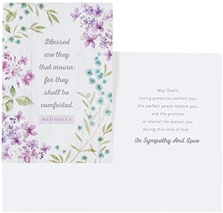 DaySpring Sympathy Boxed Cards - King James Version, 12 Assorted Cards with Scripture, 60938