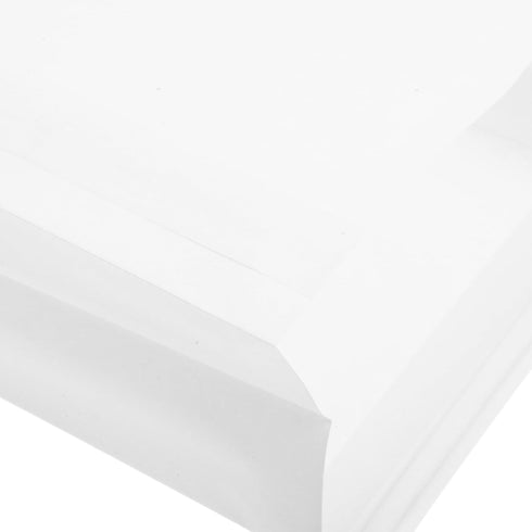 25pcs 10x5 Inch Packaging Baluue White Kraft Paper Greaseproof Bread Bags with Seal, Parchment Sandwich and Cookie