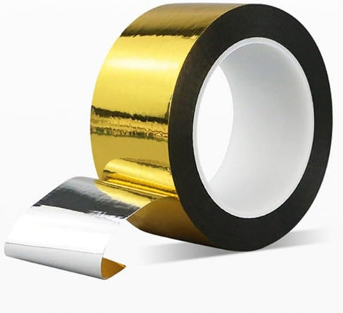 Easy 99 Metallic Tape - Mirror Tape Duct Tape for DIY Decorative Projects, 2.4 Inches x 55 Yards