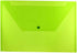 JAM PAPER Plastic Envelopes with Snap Closure - Assorted Colors - Legal Booklet - 9 3/4 x 14 1/2 - 6/Pack