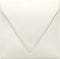 LUXPaper Square Contour Flap Invitation Envelopes, 6 1/2" x 6 1/2", Quartz Metallic, 50 Qty