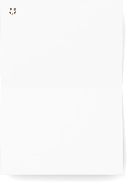 HAPPYVIBES 30 count Mushroom Pattern Blank Inside Personalizible