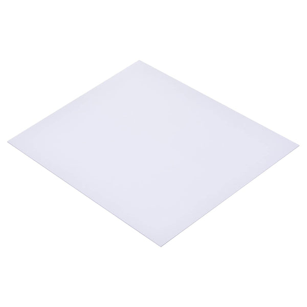 MECCANIXITY White ABS Plastic Sheet, 10x8x0.02inch for Building Model and DIY Crafts, Pack of 8