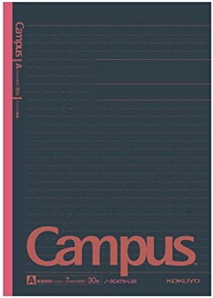 KOKUYO Campus Todai Series Pre-Dotted Notebook, Semi B5 Pre-Dotted-Line, 30 Sheets-60 Pages, Pack of 5 Limited Dark