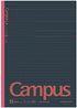 KOKUYO Campus Todai Series Pre-Dotted Notebook, Semi B5 Pre-Dotted-Line, 30 Sheets-60 Pages, Pack of 5 Limited Dark