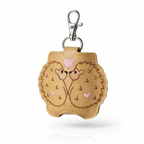 Generic Hedgehog Love Hand Sanitizer Holder Key Fob