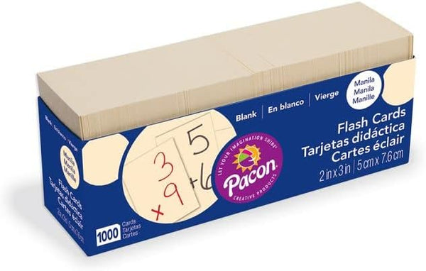 Pacon Blank Flash Card Dispenser Box