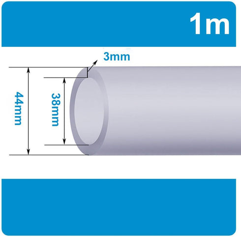 1M Winemaking,38x44mm COYOUCO Length,Silicon Tubing,Food Grade Silicon Tubing High Temp Pure Silicone Hose Tube