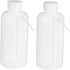 Rinse Bottle 2pcs Side Wash Bottle with Wide Mouth and Dropper Dispensing for Laboratory, Plastic S Bottle for Overall