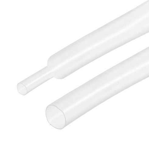 Heat Shrink Tubing 2:1 Cable Sleeving Tube Wrap, 3/16" Dia/5m/Clear for Electric Insulation Protection