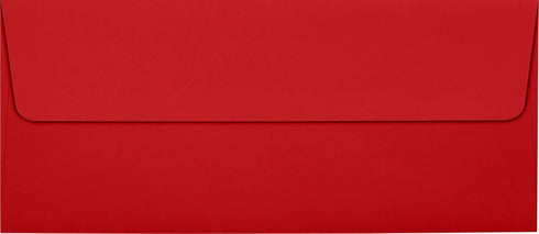 LUXPaper #10 Business Envelopes | 4 1/8" x 9 1/2" | Holiday Red | 60lb. Text | 50 Qty by LUXPaper