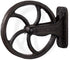 Rustic State Halat Cast Iron Vintage Industrial Wheel Farmhouse Wall Mount Pulley