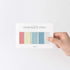 Monolike Color Palette Sticky Solid 501 A Set, 4p Self-Adhesive Memo Pad with 30 Sheets