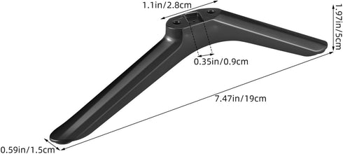 32 Inch SEWACC Universal Tv Stand Legs Replacement with Screws, Tabletop Tv Base Pedestal Feet for Tvs, Monitor