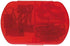 eBuyGB 3-in-1 Transparent Red Mini Stationery Organizer Box
