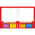 Really Good Stuff Spanish Math 4-Pocket Folders, Intermediate, 12 Folders