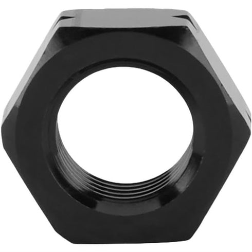 Speedway Motors 1/2-20 12 Pack 7075 3/4 Inch Black Aluminum Jam Nuts Fine Thread Includes RH and LH Alloy Hex for Heim