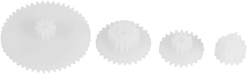 Set, 19 Garosa Motor Gear Plastic Durable Gear Kit with Parts for Robot Toys and Cars, Ideal for Model Building