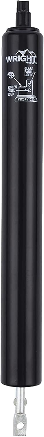 Wright Products Standard Duty Pneumatic Screen and Storm Door Closer - Black