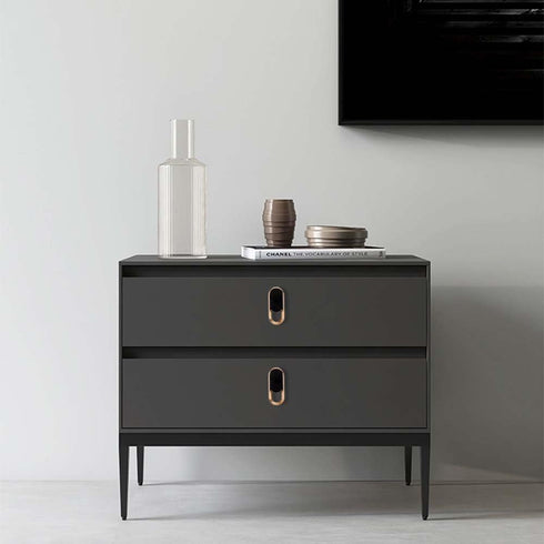 Generic 2) Bathroom Cabinet Bedside Table Dresser Single Hole Simple Drawer Handle Plastic Handle Kitchen Cabinet