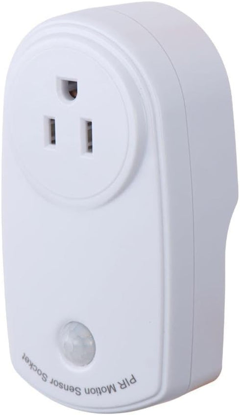 Urjumpea Motion Sensor Switch, Motion Sensor Light Socket Human Infrared Induction Outlet and American Standard Plug