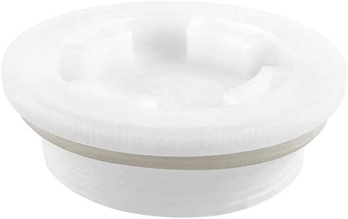 QWORK Bung Cap with 2" Thread Size for 55 Gallon Plastic Drums - 4 Pack Poly Buttress Drum Bung