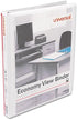 Universal Round Ring Economy Vinyl View Binder, 1/2-Inch Capacity, White (UNV20952PP)