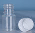 10PCS 5ml Plastic Bottles, Lab Cylindrical Chemical Reagent Bottles for Liquid & Solid Storage (White)
