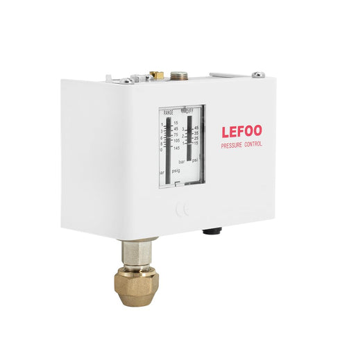 LEFOO LF5510 Adjustable HVAC Pressure Control/Steam Boiler Pressure Switch, 14.5psi~145psi