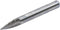 Forney Tungsten Carbide Burr, 1/4-Inch Shank, Tree Pointed, Dark Grey