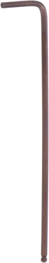Ball End Hex Key Wrench 2mm, S2 Steel L-Shape Long Arm Hexagon Metric Wrenches for Home Repair, Red